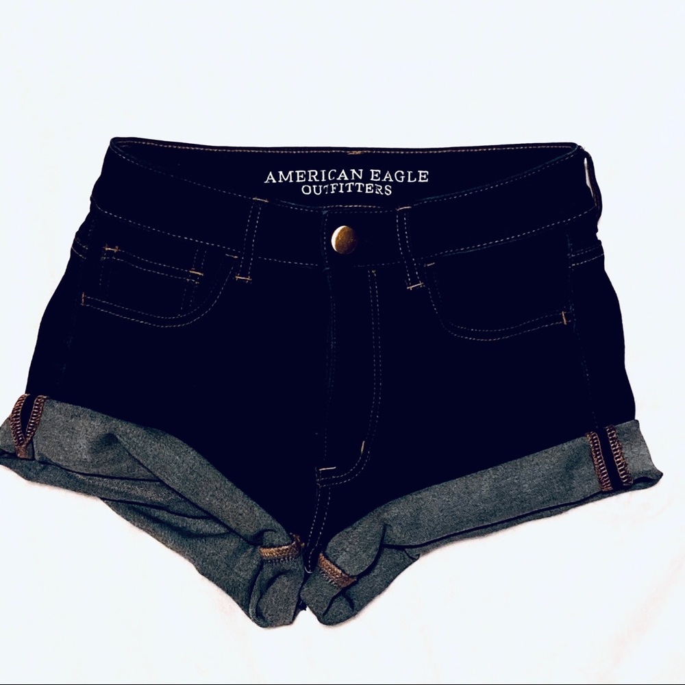 American Eagle Hi Rise Jean Shorts